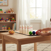 Parent-Child Interactive Kids Bowling Set Mini Bowling Toy Indoor Skittles Set