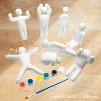 Paintable Multiple Poses 3D Printed Figures