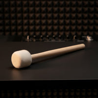 Soft Felt Drum Mallet Long-Lasting Drum Mallet with Wooden Handle Lightweight Wool Felt Beater Comfortable for Drummers, Percussionists, Marching Band Players, Percussion Performance