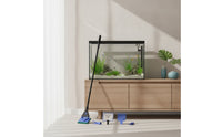 Long-Handled Aquarium Pivoting Multi-Functional Aquatic Tank Scrubber