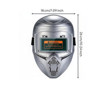 Auto Darkening Weldings Helmet Lightweight Metal-Joining Headgear Comfortable Guard Visor for Hobbyists, Workshop
