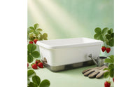 Rectangle Self Watering Planter Wide Rim Self-Watering Planter Saucer