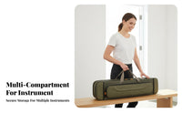 Erhu Bag Thickened Padding Erhu Carrying Case Large Capacity Chinese Fiddle Gig Bag for Music Students, Artists, Performances, Rehearsals, Concerts