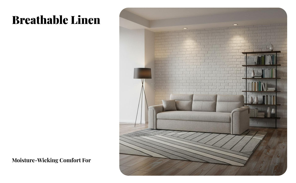 Pull-extendable Sleeper Sofa two-in-singleUse Design Pull-extendable Sleeper Loveseat Space-Saving transformable Couch for Homeowners, Small Spaces, Living Room, Home Office