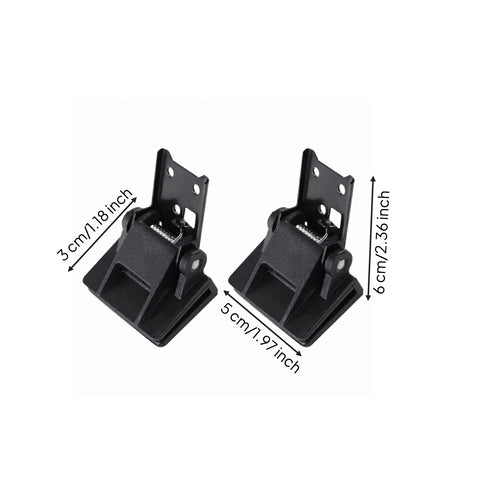 2 Pieces Turntable Lid Hinge Angular Audio Accessory Dust Protection
