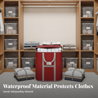 Large closure mechanismed Clothing Tote foldable Design Storage Container for homeowners