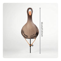 Foldable Goose Decoy with Stake Lifelike Goose Decoy Outdoor Sturdy for Hunters