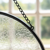 Glass Sun Catcher European Vintage Aesthetic Textured Glass Suncatcher