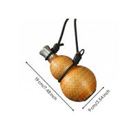 Gourd-Shaped Vacuum Bottle Double-Bulb Body Gourd Water Bottle Travel Friendly