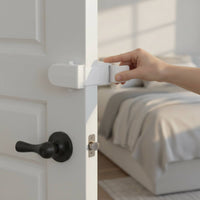 Babyproof Childproof Door Lock Easy to Install Finger Pinch Guard Non Slip Pad for Babies, Kids, Nursery, Bedroom