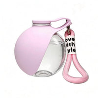 Portable Pet Water Cup Spherical Foldable Pet Water Cup Space-Saving for Pets