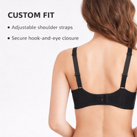 Full Coverage Bras for Women with Underwire Support for Plus Size, Smooth Seamless Everyday for Daily Wear, Extended Sizes up to 48D