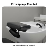 Waterproof Shampoo Bed Headrest Easy to Clean Shampoo Bowl Neck Rest Comfortable for Hairstylists, Spa Professionals, Barbershop