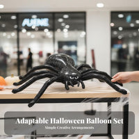 6 Pieces Halloween Foil Balloons Self-Sealing Halloween Balloon Set Long-Lasting