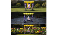 Inflatable Inflatable Rabbit on Swing Outdoor Easter Bunny Inflatable Festive Yard Decoration Cute for Families