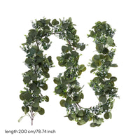 Boxwood Eucalyptus Garland Dense Artificial Greenery Garland Flexible Artificial Eucalyptus Vine