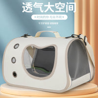 宠物包包狗狗猫咪小型犬透气大容量侧开单肩猫包小狗外出便携包