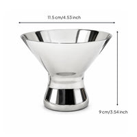 Stainless Steel Dessert Cup Reflective Flared Tableware