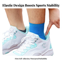 Does Not Stick to Skin or Hair Elastic Ankle Support Tape Stretchy Ankle Compression Bandage Hand Tearable for Athletes, Runners