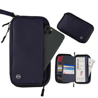Multifunctional Passport Holder with RFID Blocking, Travel Document Organizer, Unisex Card Holder
