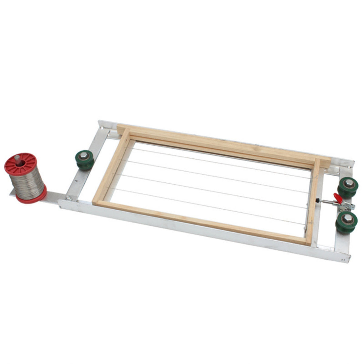Bench-Style Frame Wiring Tool Manual Beekeeping Frame Wire Tensioner Adjustable Wire Tensioner Portable for Beekeepers