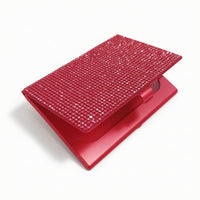 Rhinestone Card Holder with Latch Slim Business Card Holder Compact Pocket Metal Case Long-Lasting for Meetings