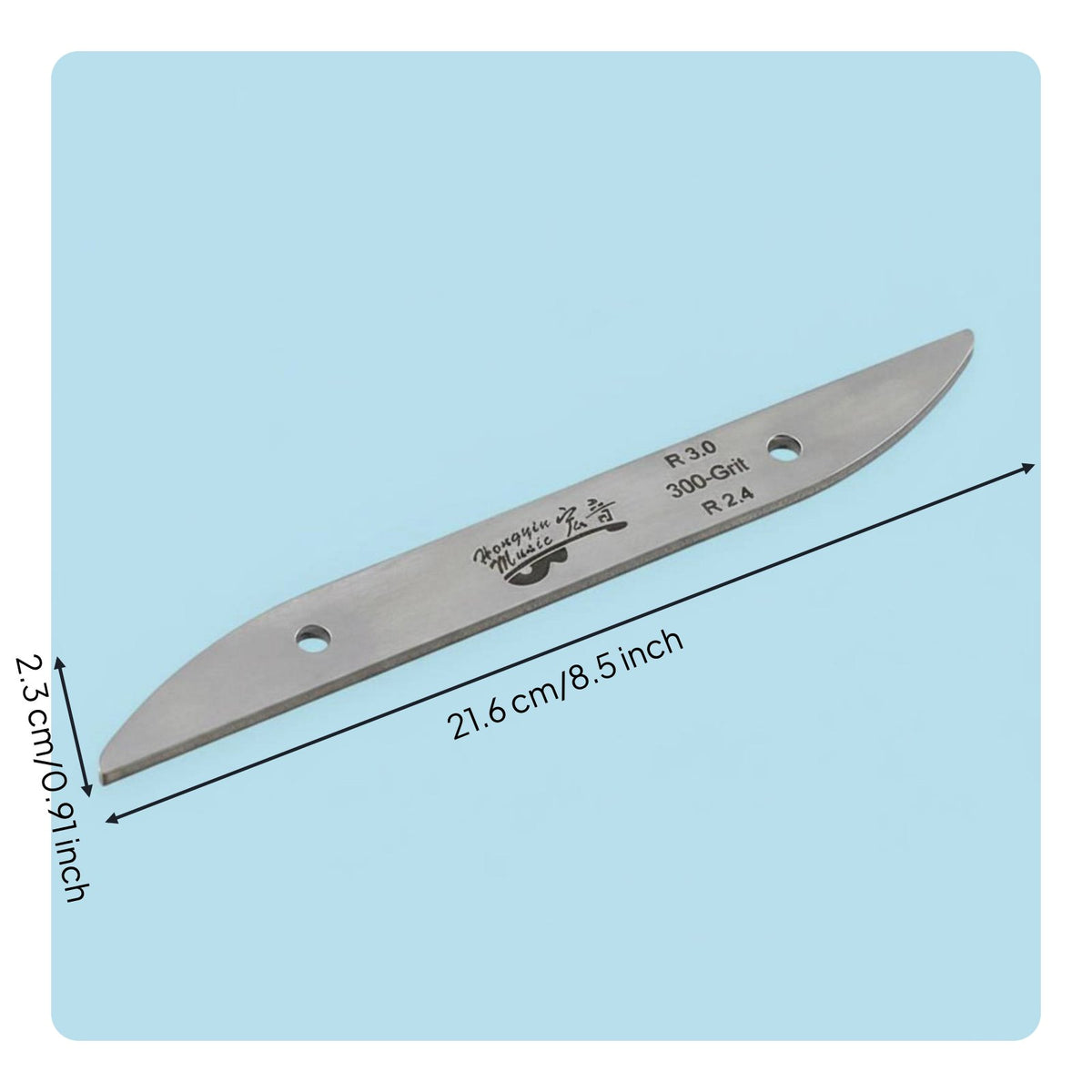 Fret Crowning File Double-Sided Grinding Arrowhead Shape Fret File Diamond Grit