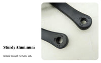 children's Bike Crankset Double Chain Guard 152mm Crank Lever Set Aluminum Alloy Crankset Lightweight Aluminum Alloy Crank Lever