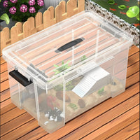 Large Turtle Habitat with Lid and Water Purifier