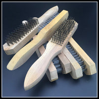 Wooden Handle Wire Brush for Rust Removal and Cleaning