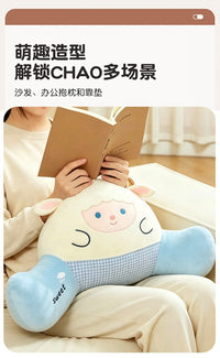 卡通软包床头靠背沙发床上玩手机抱枕护腰靠垫枕头办公室椅子靠枕