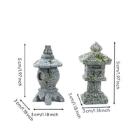 Miniature Pagoda Lantern Weathered Pagoda Lanterns Mini for Bonsai Enthusiasts