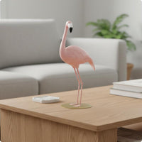 Resin Flamingos Ornament Creative Design Resin Flamingos-Themed Ornament for Living Room, Bedroom