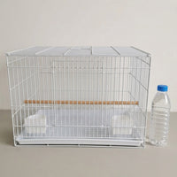 Bird Cage and Parrot Cage, Single Level Rectangular Guinea Pig Cage and Pigeon Cage, Folding Indoor Pet Cage for Budgie Parakeet, Pack of 20