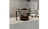 Vintage Rotary Phone Corded Retro Rotary Mechanism Telephone Decorative Piece