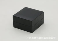 源头工厂手表盒现货批发手表盒子收纳单个方形荔枝纹仿皮表盒包装