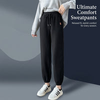 Joggers for Women UK Fleece Lined Tracksuit Bottoms for Winter Loungewear, Loose Fit Casual Sweatpants in Multiple Lengths