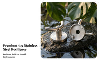 Rust-Resistant Double Swivel Hook