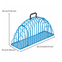 Cat Washing Cage Multi-Functional Cat Grooming Cage Two-Door Pet Carrier for Travel