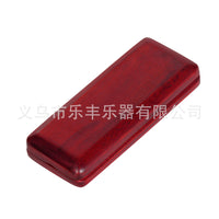 跨境双簧管实木哨片盒红色可装两个哨片全木质专业保护哨片