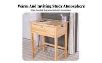 Single Student Desk with Chair Long-Lasting Construction child's Desk and Chair Set Easy Assembly Ergonomic Design for Students
