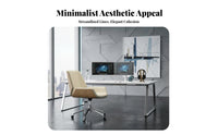 Highspine-Supporting Ergonomic Chair Modern Minimalist Look Office Furniture Gliding Rolling Casters Adjustable Headrest