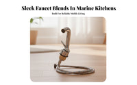 Single-Lever Faucet with Braided Hose