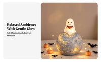 Tabletop Halloween Spirit Night Light | Playful Seasonal Character, for Bedside Table