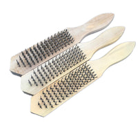 Wooden Handle Wire Brush for Rust Removal and Cleaning