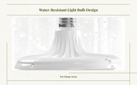 E27 LED Disk Light, Ultra Bright, Energy-Saving, Waterproof