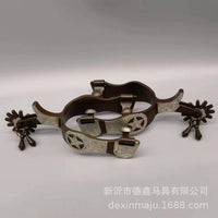 马术用品英式/美式发古铜发黑马刺马口衔马蹬马低碳钢材质