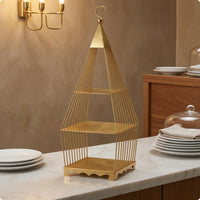 Birdcage Dessert Stand Hanging Hook Birdcage Dessert Display Iron Construction Table Decor for Buffet