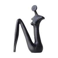 Human Figure Sculpture Decorative Human Sculpture Textured for Bookshelf