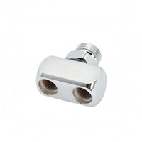 Low-Pressure Splitter Adapter Plated Metal Finish Dive Regulator Splitter Silver